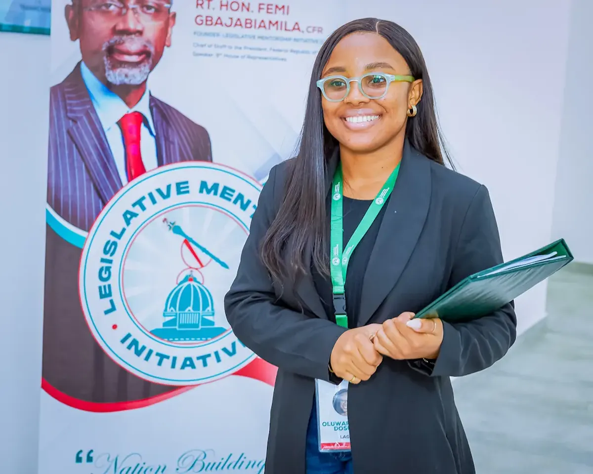 Abstract background with blurred text overlay